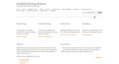 Desktop Screenshot of garfielddiving.com